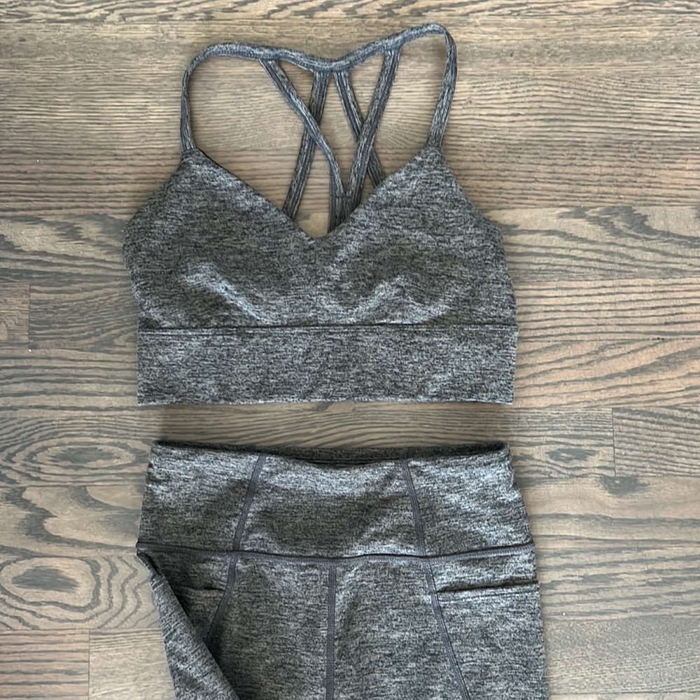 Joy Lab grey workout set